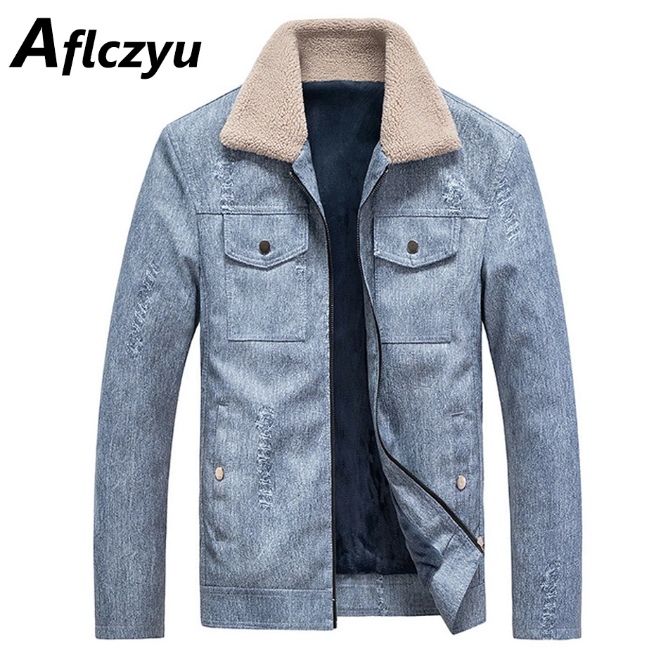 

PU Jacket Men Motorcycle Biker Jackets Coats Fashion Vintage Warm Fleece Jacket PU Coat Male Outerwear