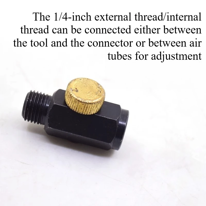 Pneumatic tool speed regulator air intake control valve for precise speed adjustment pneumatic accessories