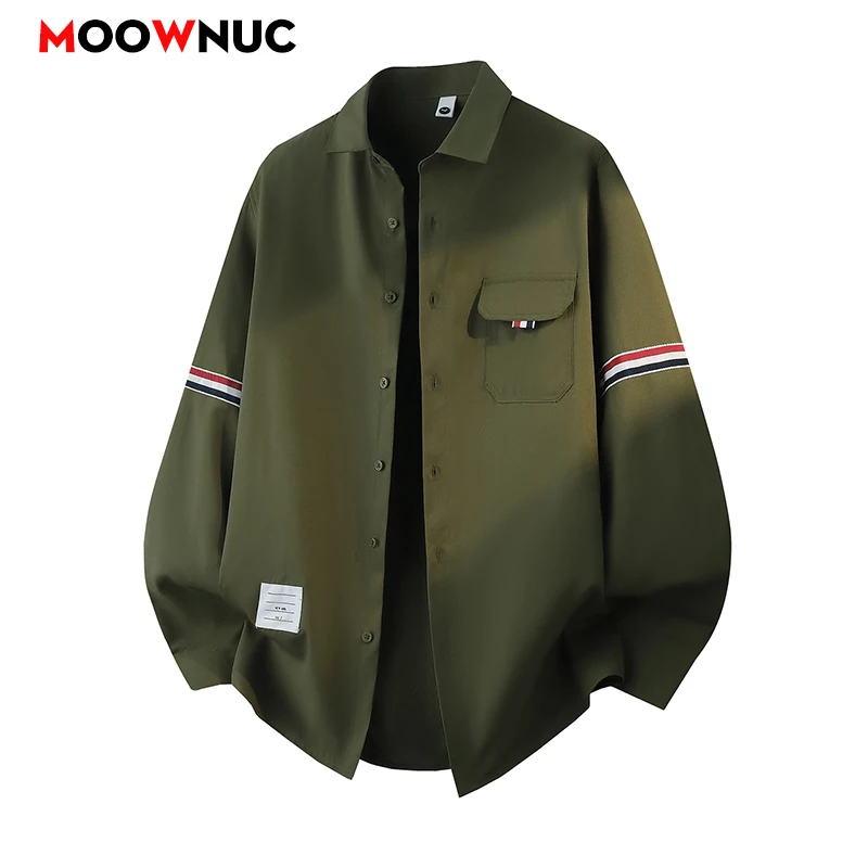 

Men's Clothing Men's Casual Blouse Fashion Shirts Spring Autumn Streetwear Korean Streetdress Hombre Male Clothing Shirt Men