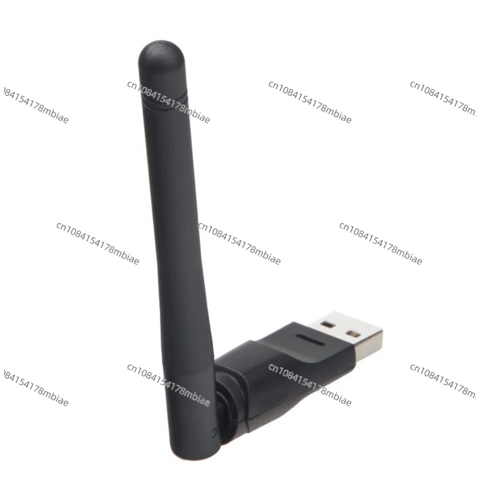 Antenne WiFi USB sans fil rotative 5370, avec puce Ralink RT5370, emballage en poly-sac, 150Mbps, 2.4GHz, USB, 20 pièces