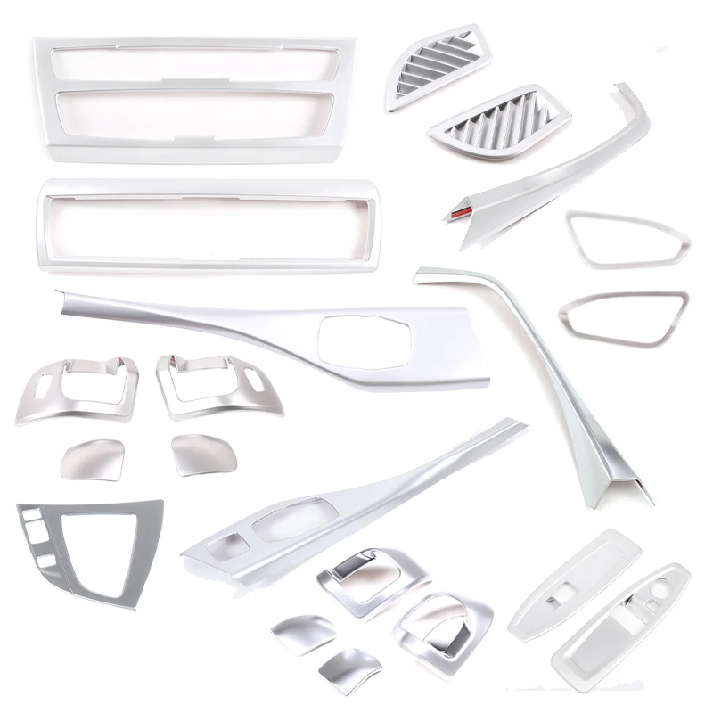 ABS chrome Car interior center panel frame Decoration Cover Trim Sticker Suitable for BMW 1 2 Series F20 F21 F22 F23 2012-2019