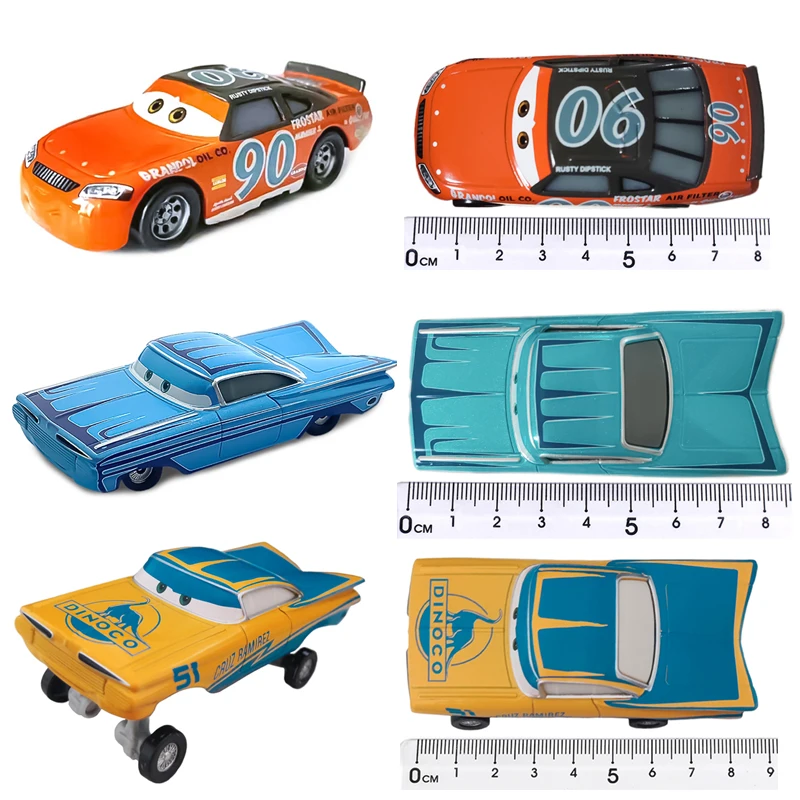 Pixar Cars 3 Racing Anime Figur Lightning McQueen 1:55 Druckguss-Legierungsfahrzeug Spielzeug Geschenke Weihnachtsspielzeug für Kinder – Detail 33