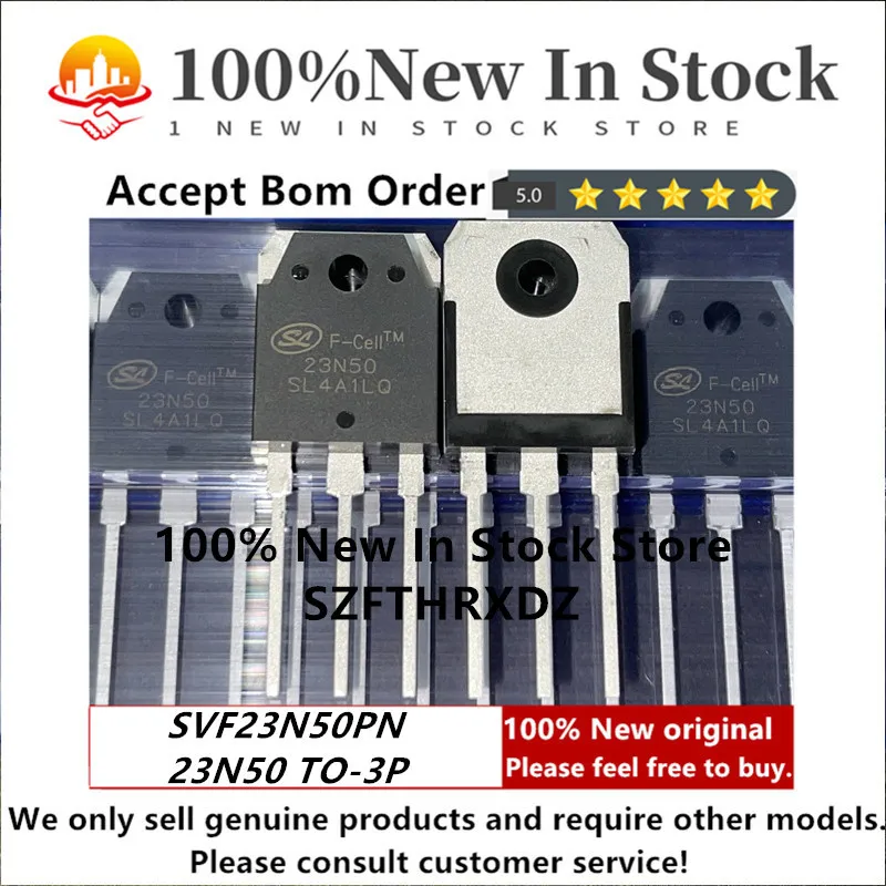 100% NEW ORIGINAL SVF23N50PN TO-3P 23N50 TO3P N-CHANNEL MOSFET 23A 500V