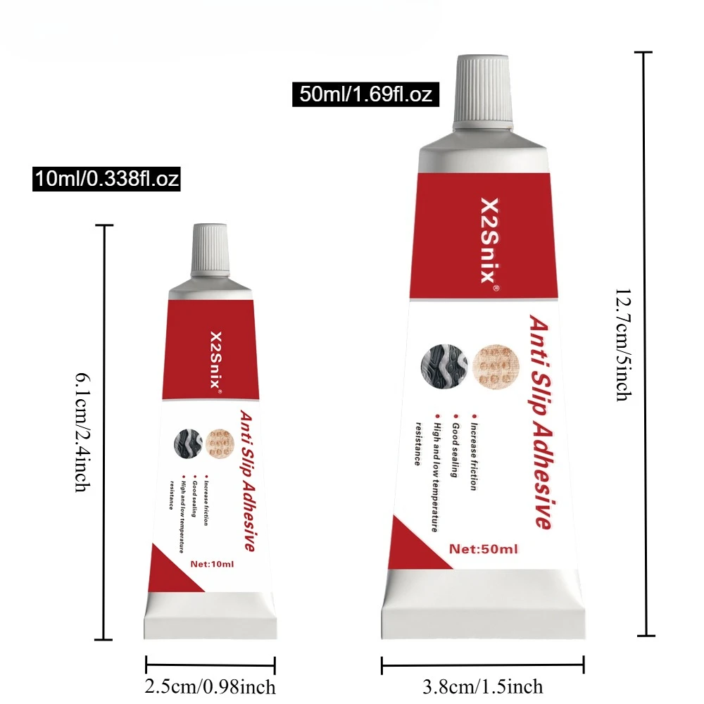 Anti-Slip Adhesive, High Traction Grip Enhancer Easy Apply Durable Essential for All Footwear Non-slip Solution on Wet/Rainy/Ice