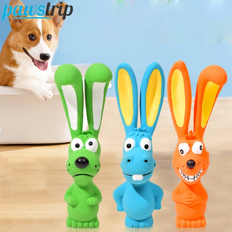 Latex Pet dog toys Squeaky Pets Chew Toys for Small Medium Dogs Bite Resistant Dog Cleaning Tooth Toys Pet Supplies