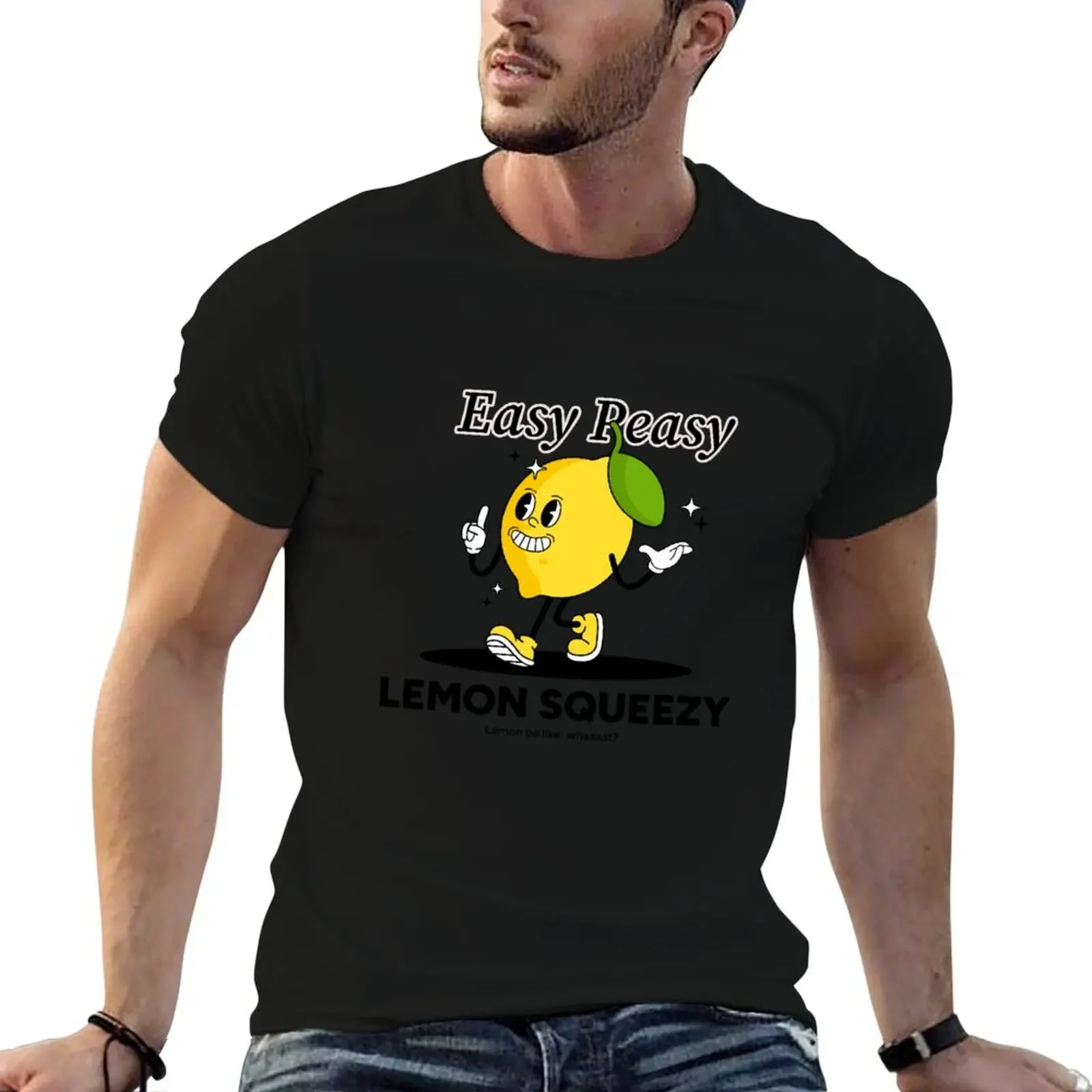 Easy Peasy Lemon Squeezy T-Shirt hippie clothes basketball graphic tees luxury clothes men