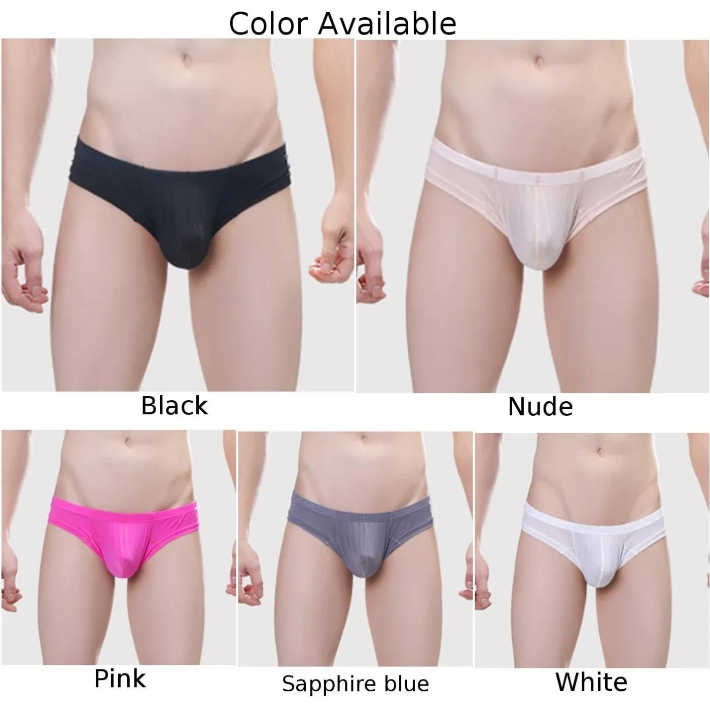 Brand New Underwear Mens Panties Sexy T-Back Briefs Breathable Convex Pouch Underpants Erotic Lingerie Gays Clothes