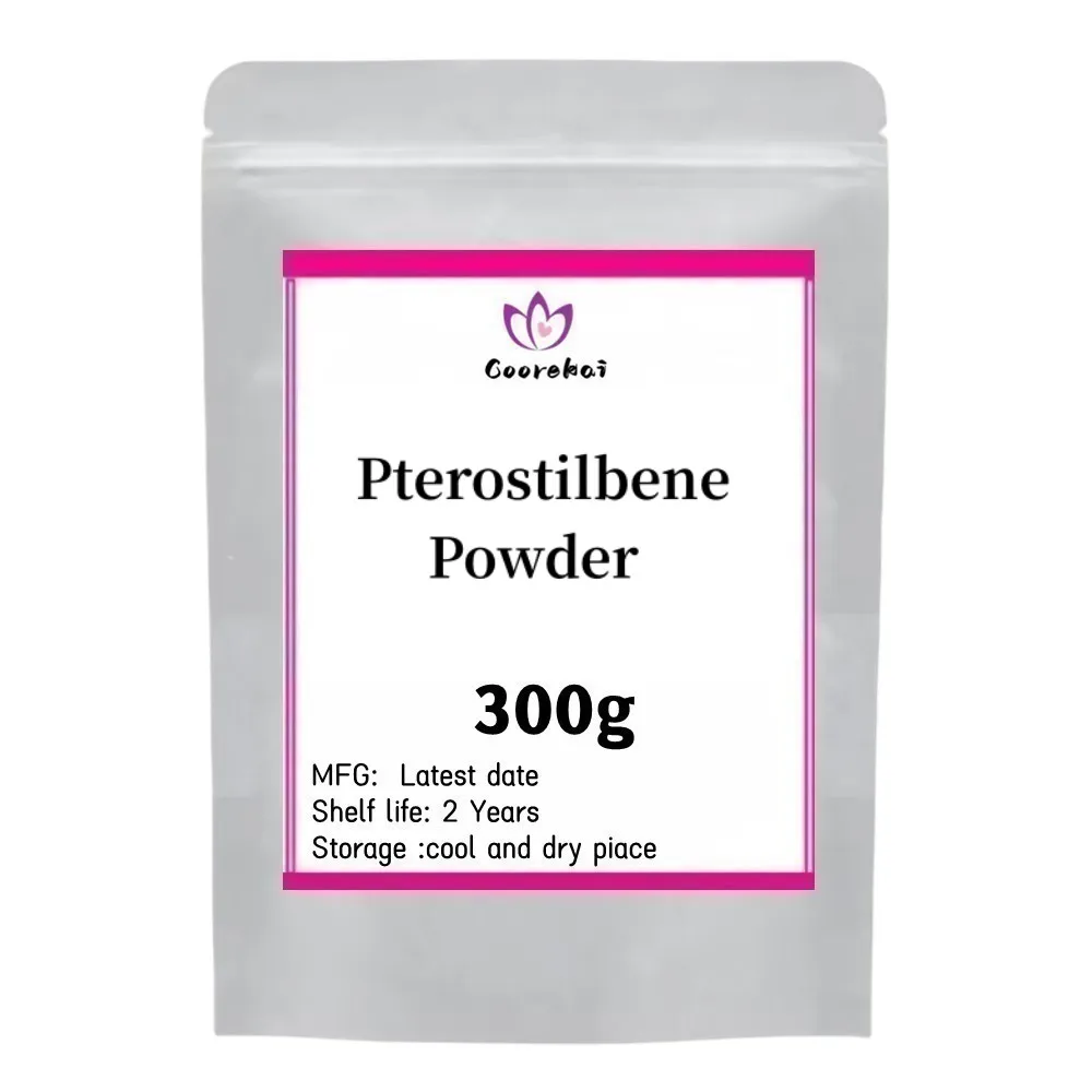 20-500g Pterostilbene Powder For Skin Whitening Anti-aging Cosmetic Material