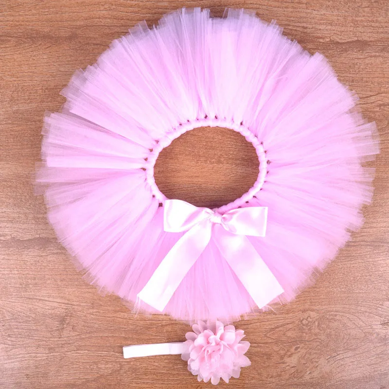 Pettiskirt Newborn Photography Props Infant Costume Outfit Princess Skirt Headband Baby Photography Props 1-3 Months Baby New