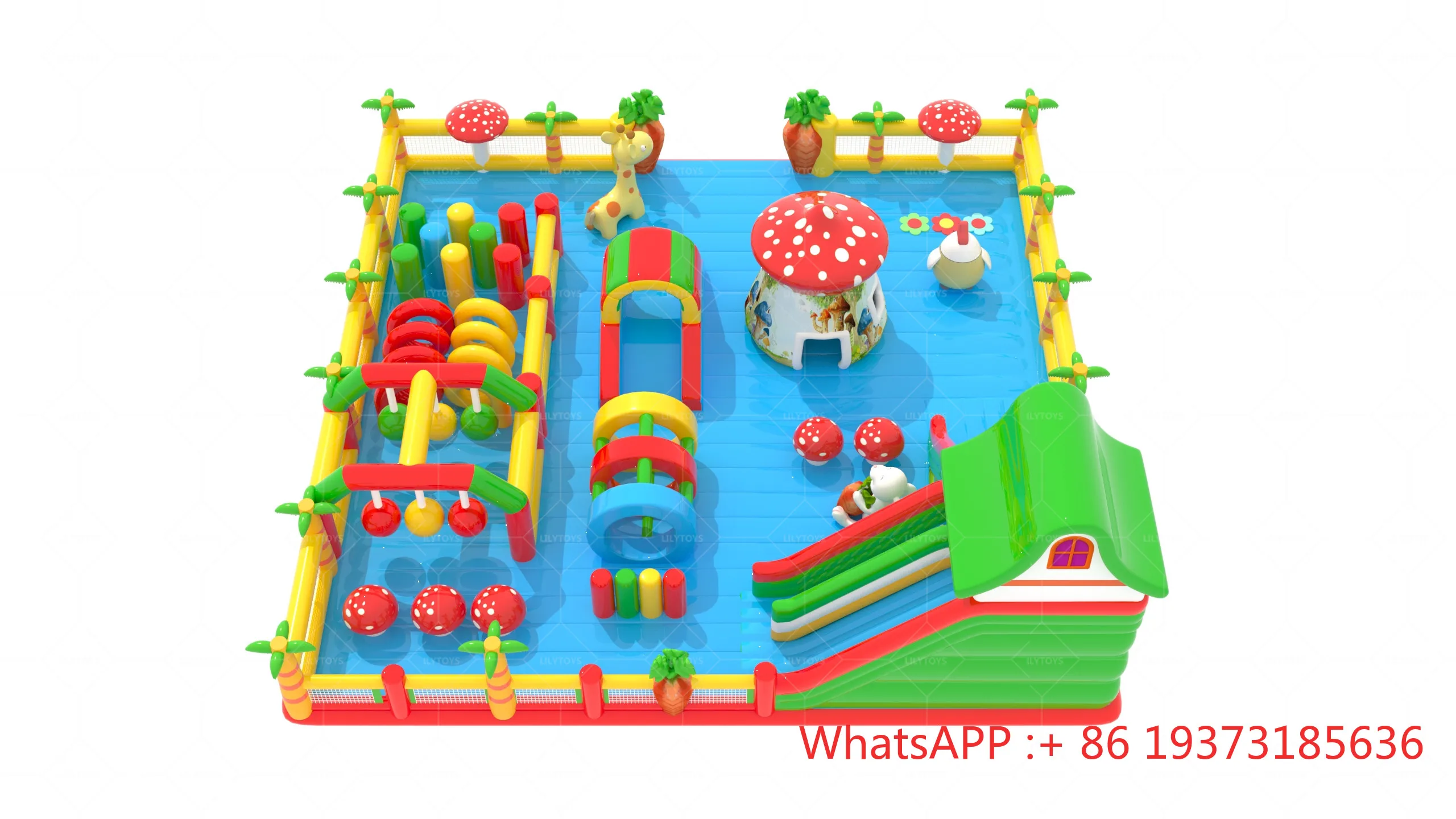 New Design Good Quality Inflatable Jumping Slide Combo Castle for Sale