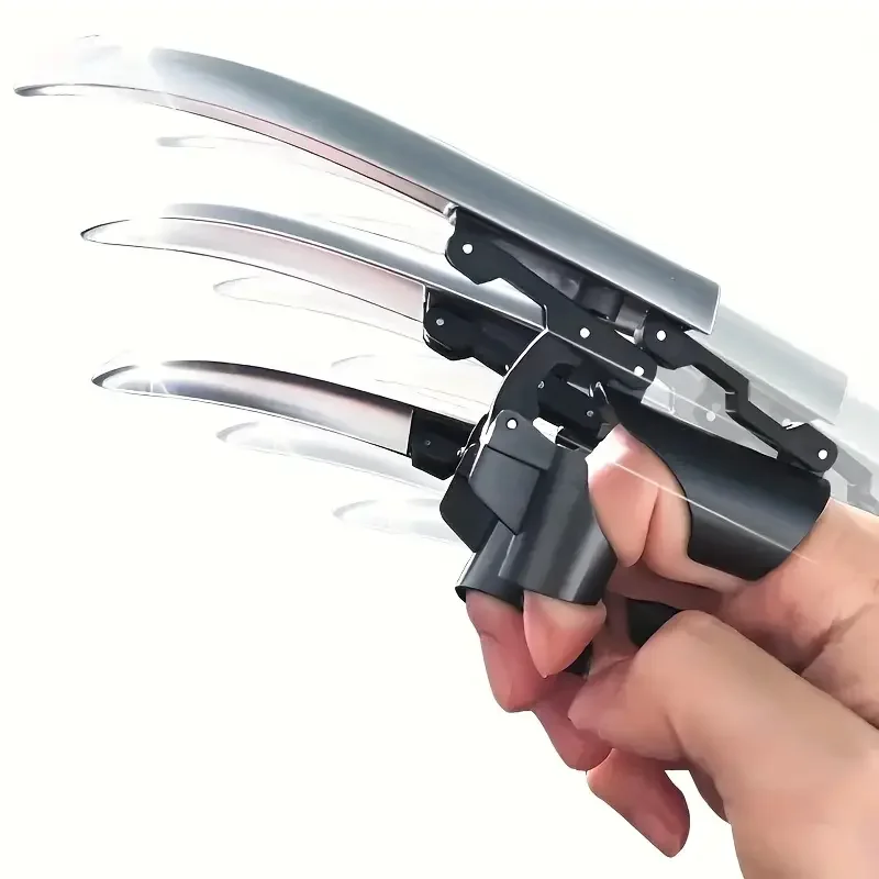 3/6 قطع من لعبة مخلب الذئب القابلة للسحب، لعبة مخلب الذئب القابلة للسحب، مسمار إصبع منبثق، مادة PP متينة، للعب الأدوار، الهالوين