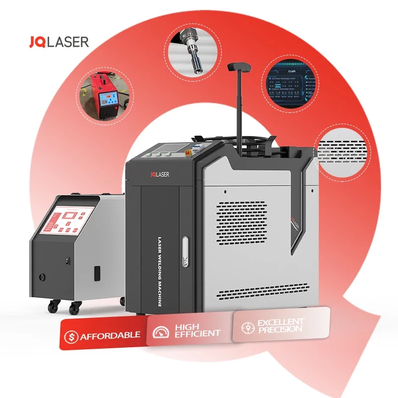 JQLsaer 3000w Laser Welder Handheld 3 In 1 Laser Welding Cutting And Cleaning Machine For Metal Aluminium Stainless Steel