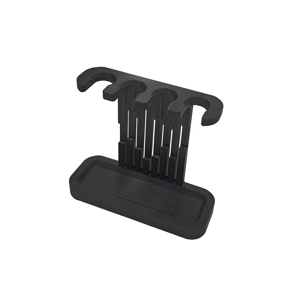 

Держатель для 4 насадок зубных щеток, 3D-печатный пластиковый органайзер для зубных щеток, сохраняет насадки сухими, напольная подставка для хранения в ванной, для душа