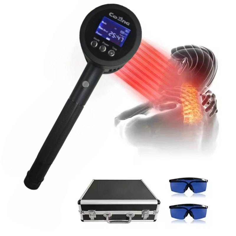 Penggunaan di Rumah Mode Ganda Laser Dingin 808nm & 650nm untuk Perawatan Radang Sendi & Nyeri Leher