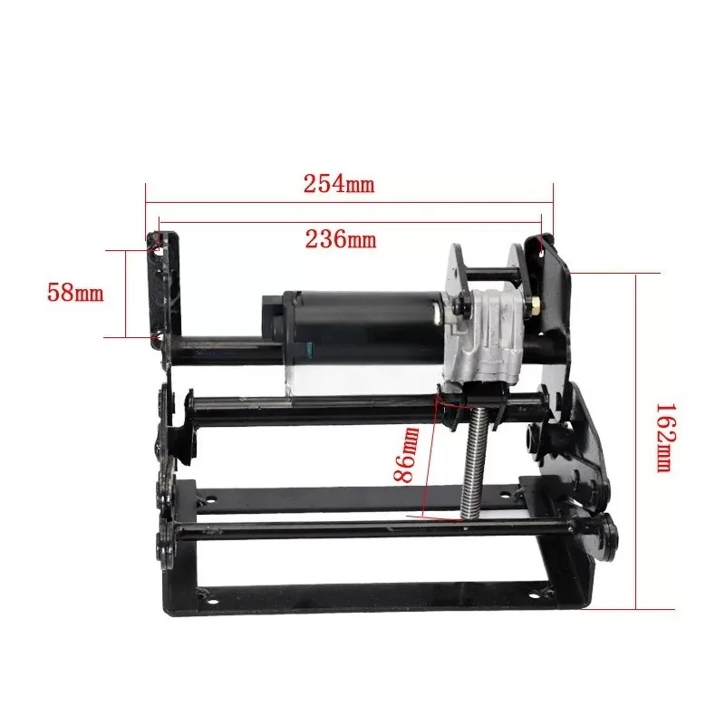 Car Seat Electric Leg Rest Foot Rest Assembly Electric Actuator Driven for Luxury Van MPV Seat Modification Auto Accessories