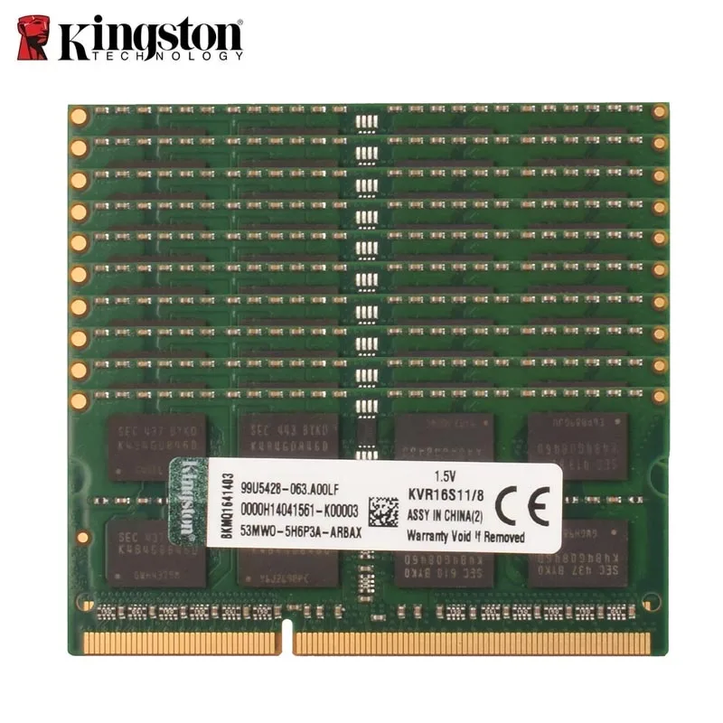 

Kingston DDR3 8GB 4GB 1333MHZ 1600MHz 1866MHz Laptop Memory PC3 PC3 8500 10600 12800 1.35V DDR3 204pin Sodimm Notebook memory