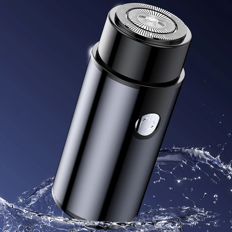 

Мини-бритва для путешествий для мужчин, электрическая бритва, портативный мужской триммер для бороды, бритва, USB перезаряжаемый станок для бритья