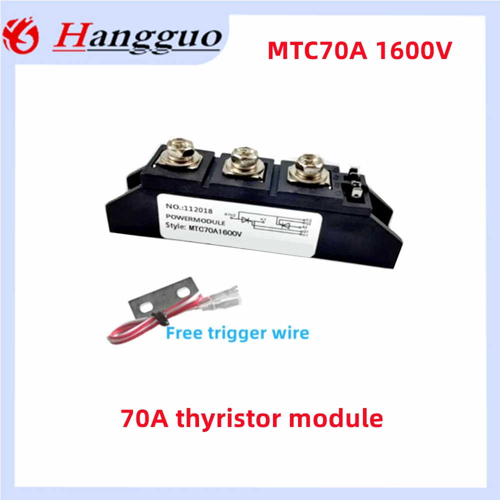 Original MTC110A1600V thyristor module MTC 25A 40A 55A 70A 90A 110A135A 160A 220A 1600V thyristor module for contactless switch