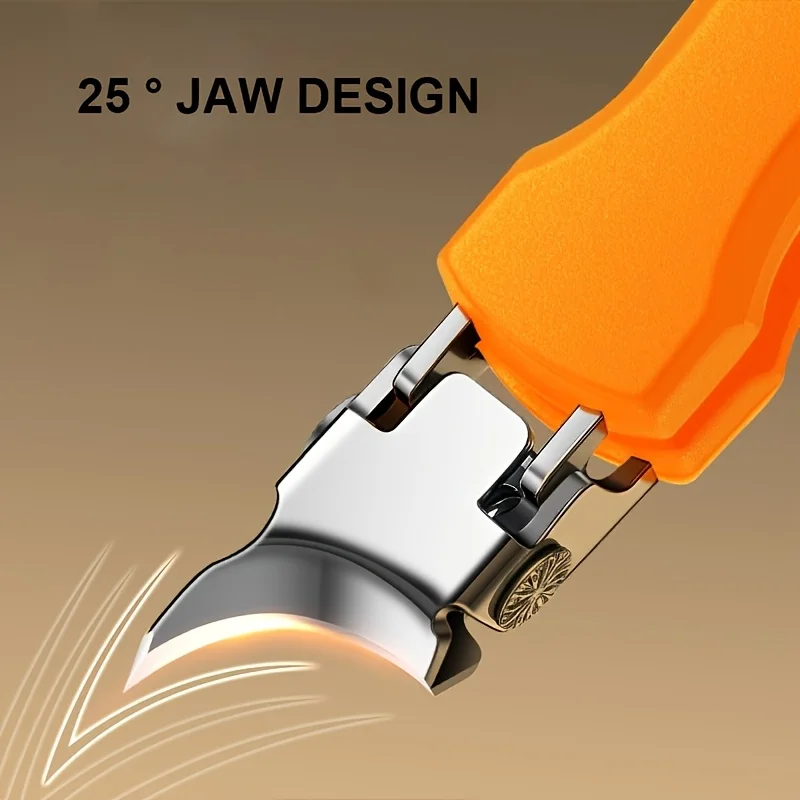 Robuster professioneller Nagelknipser für dicke und harte Zehennägel – große Öffnung, spritzwassergeschütztes Design, ultrascharfe Klinge