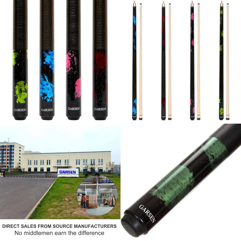 

58 Billiard Cue with 18-21 oz Weight Options for Bar & Home Pool Play