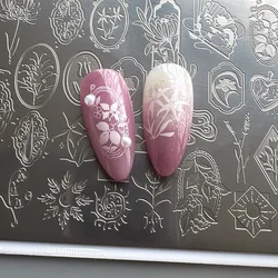 XMQ NAIL STAMPING PLATE FLOWERS TEMPLATES BUTTERFLY IMAGEPLATE