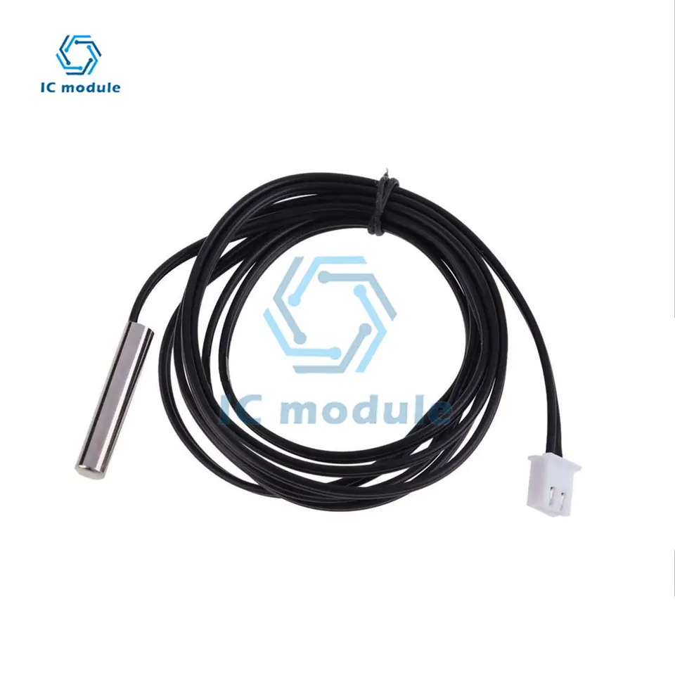 Innfeeltech 5 Sondes Capteur Température Numérique Étanche 2m NTC 100K Ohm 3950