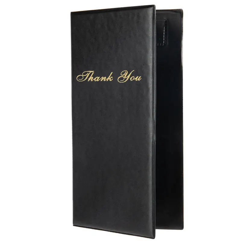 

Restaurant Bill Folder Durable Paper Storage Clip Hotel Menu Check Holder Catering Service Supplies