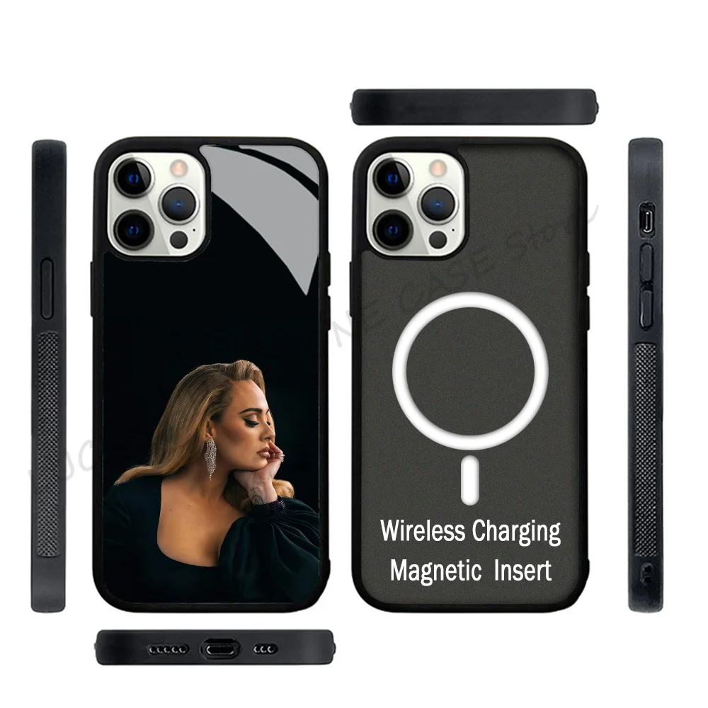 Singer Phone Case Strong Magnetic For IPhone 15 14 13 Pro Max 11 12 Mini A-Adele-A-Adkins For Magsafe