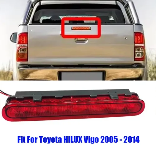 Imagen 1 del producto Luz de freno LED de 12V compatible con Toyota HILUX Vigo 2005-2014 3. ° señal de parada tercera luz trasera 81570-0K080 accesorios de coche