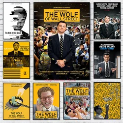 The Wolf of Wall Street Posters Modern Inspirational Movie Canvas Painting HD Print Wall Art Pictures Home Room Office Bar Decor