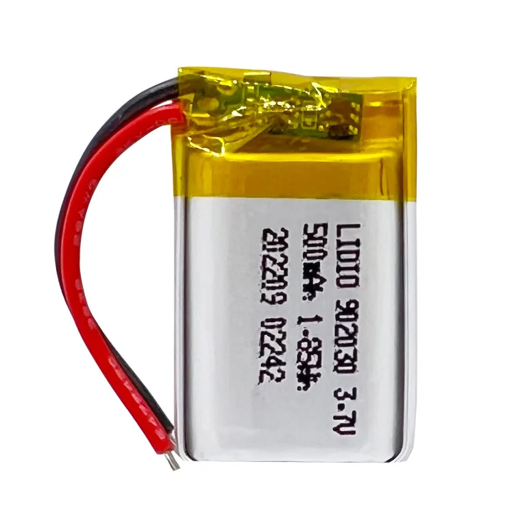 902030 3.7V 500mAh Rechargeable Lithium Polymer Battery PH2.0 Connector for Anti-Theft Device DVD GPS