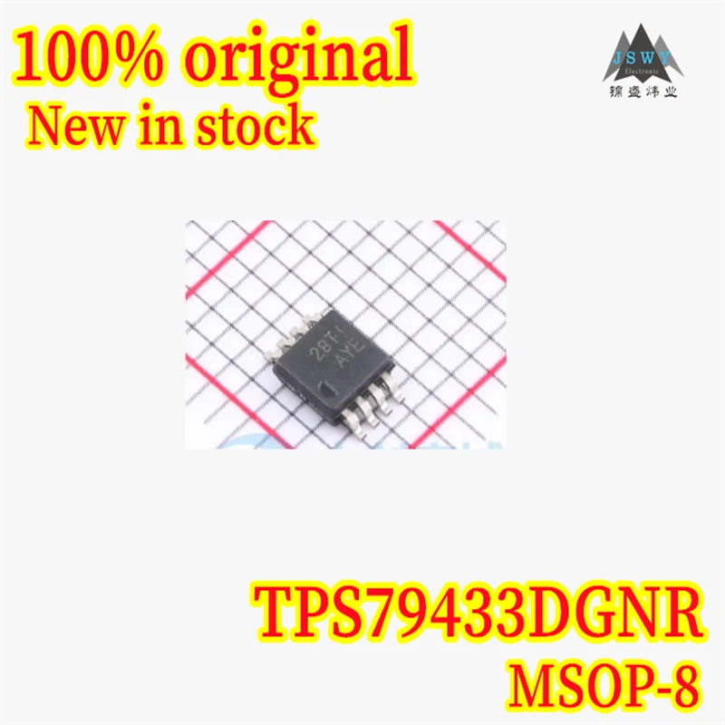 

(5/20pcs) TPS79433DGNR TPS79433 AYE MSOP-8 100% new original authentic low dropout linear regulator chip spot