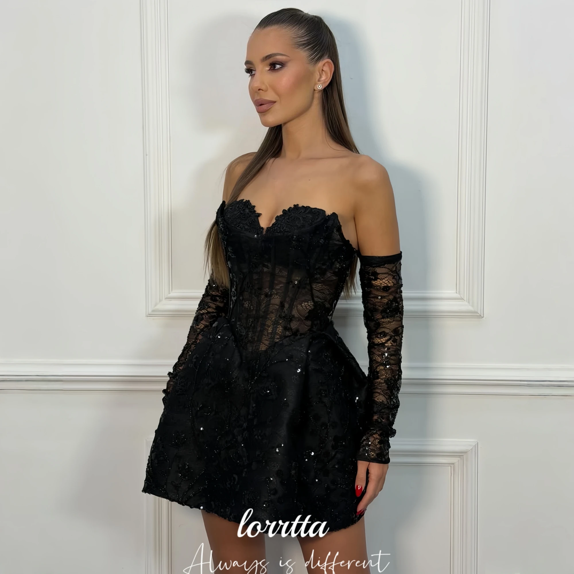 

Lorrtta Customized Party Dress Woman for Birthday Pictures Prom Dresses 2026 cocktail dress فساتين homecoming dress black skirt