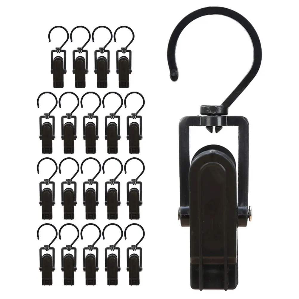 

Multipurpose Swivel Clip Hook Hat Boot Hanger Laundry Hooks Clothing Store Clips Rotatable Hanging Balcony Kitchen Bathroom Home