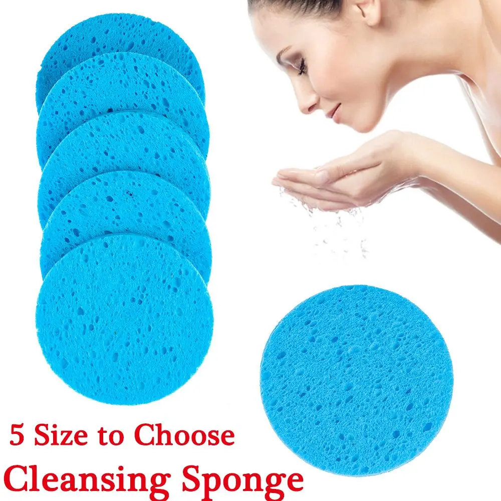 Cotton Softwood Pulp Makeup Tools Beauty Face Natural Foundation Sponge Puff Skin Care Cosmetic Puff Cleansing Sponge