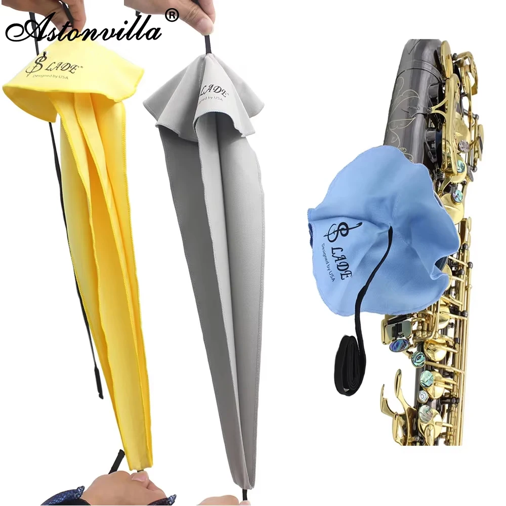 General Saxophone Dimensional Strip Cloth Cleaning Tool Musical Instrument Pipe Cleaning Cloth Woodwind Instrument Accessories