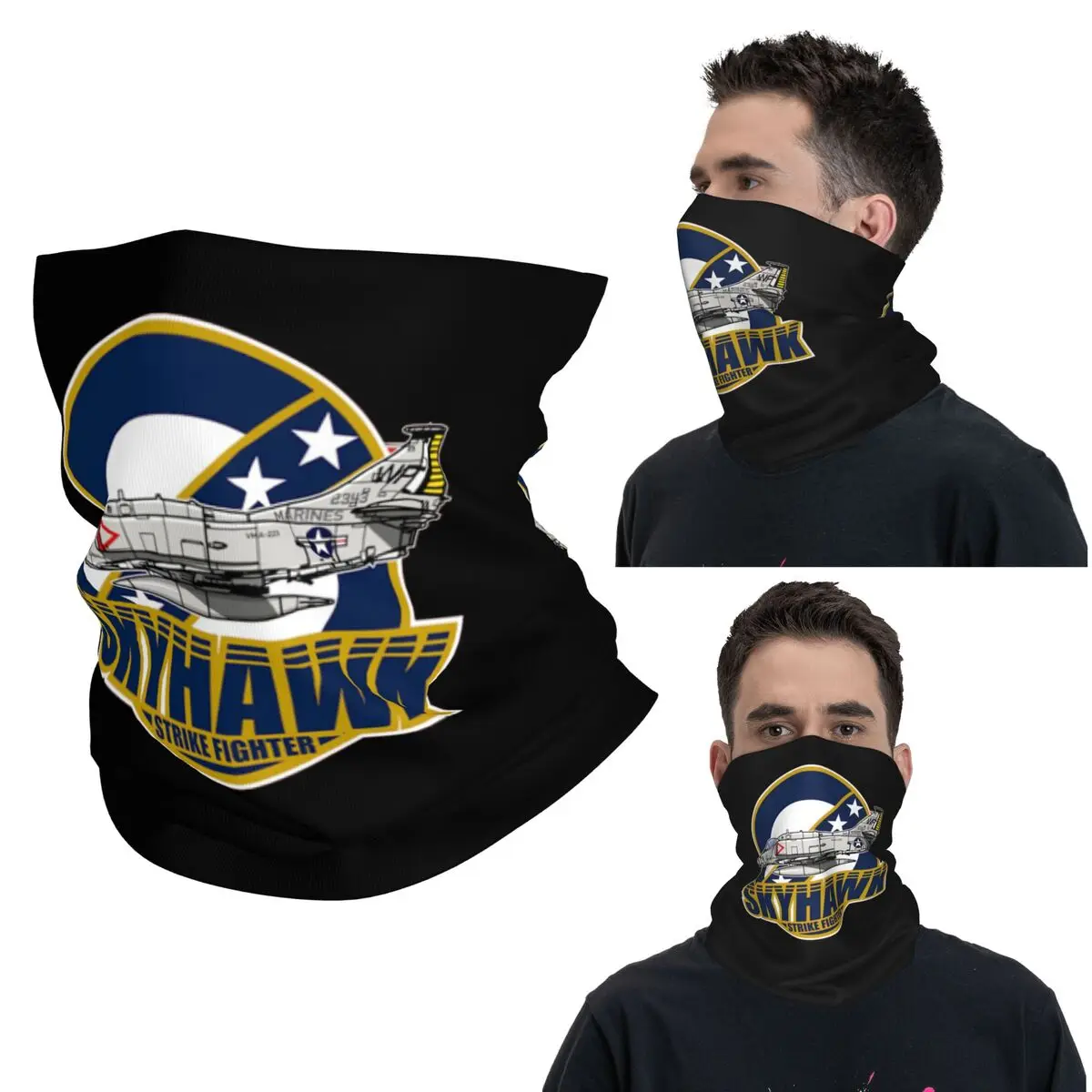 

VMA-223 A-4 Бандана Skyhawk, гетры с принтом, шарф, многофункциональная повязка на голову для мужчин, женщин и взрослых