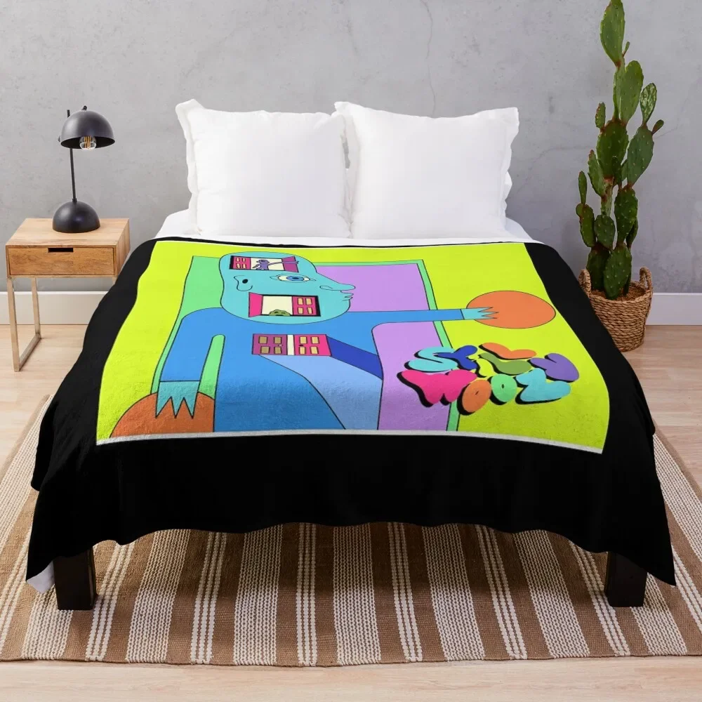 

Stills Woozys Albums Men Coveres Doodles Throw Blanket Luxury Thicken Warm Flannels Custom Blankets