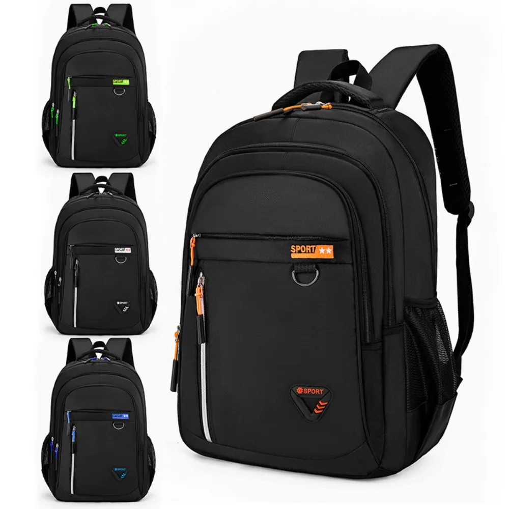 

New Simple Casual Backpack Large Capacity Oxford Fabric Multi Layer Student School Bag Travel Computer Bag Organizer Bags