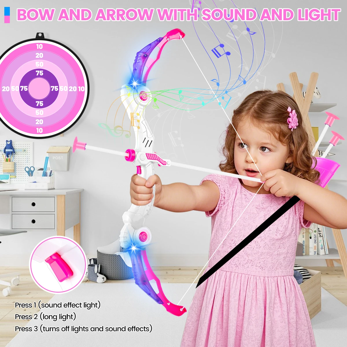 어린이용 활쏘기 활 연습용 리커브 활 야외 스포츠 게임 사냥 사격 장난감 선물용 활 세트