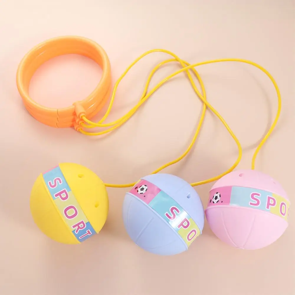 Foot Hoop Ball Luminous Foot Jumping Ball Skip Ropes Sports On String Reaction Training Ball Exercise Sports Height Growth