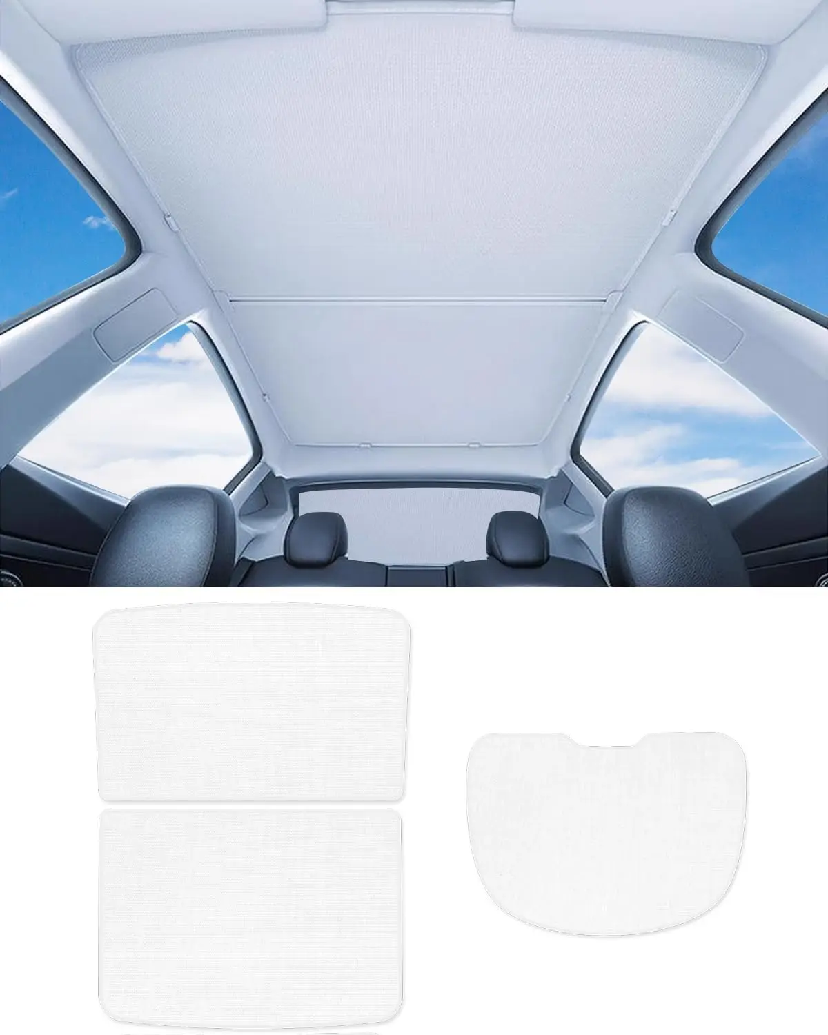 

Солнцезащитный козырек для заднего стекла Tesla Model Y, совместим с моделями 2019-2024 годов, аксессуар для стеклянной крыши