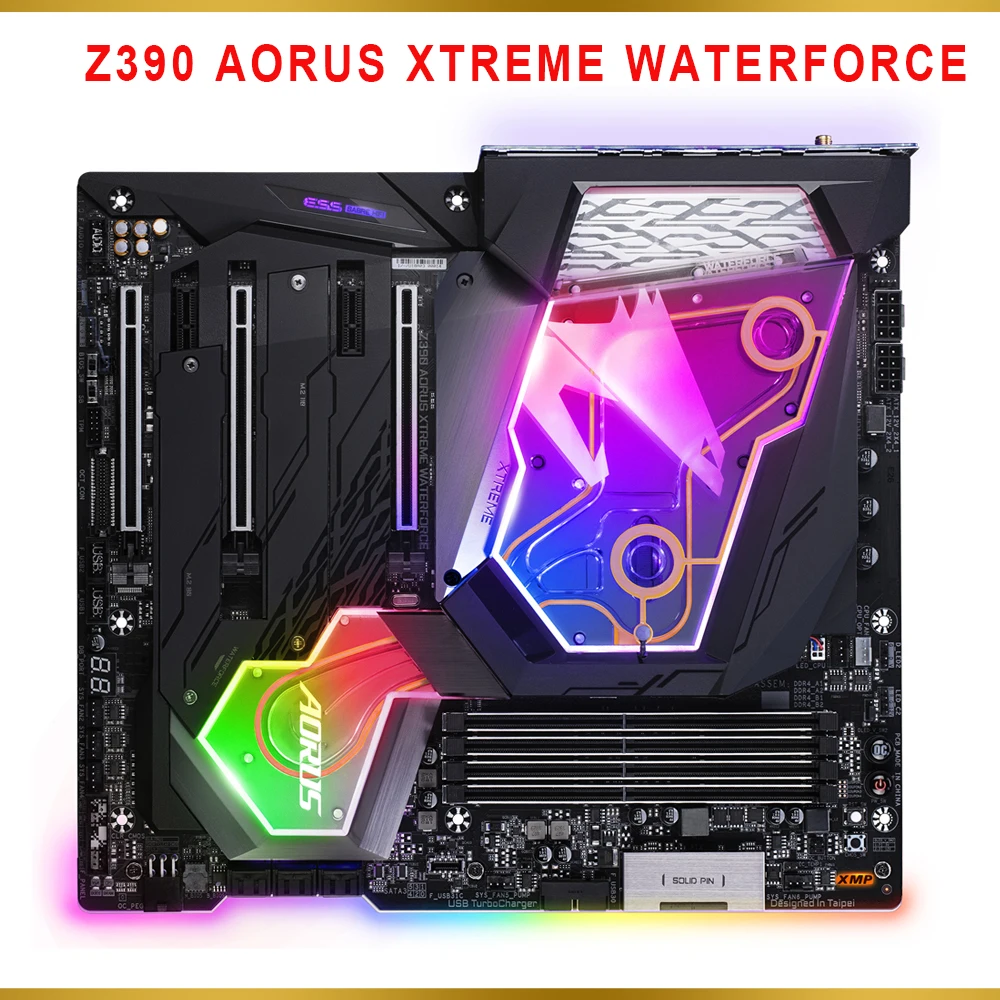 Z390 AORUS XTREME WATERFORCE For Gigabyte Motherboard LGA1151 DDR4 128GB E-ATX High Quality Fast Ship