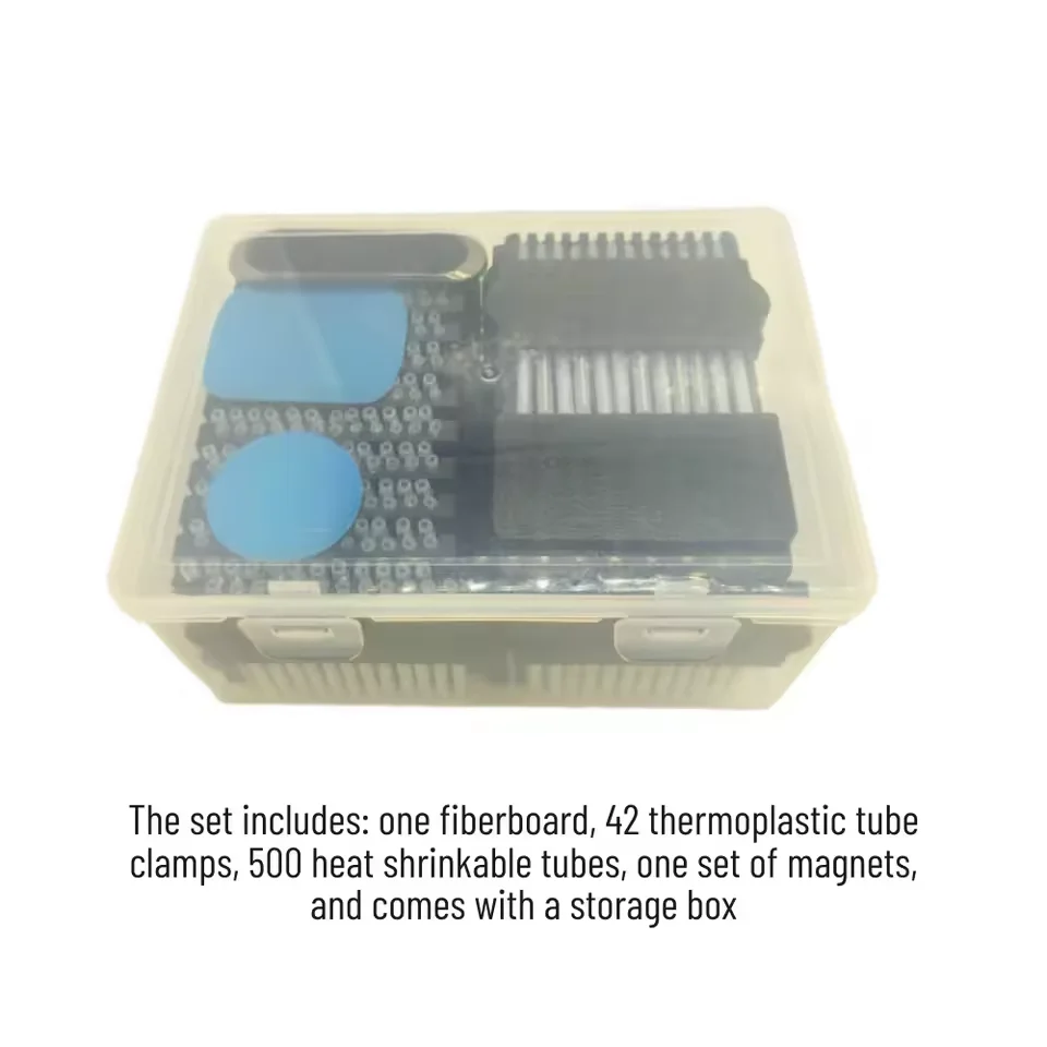 Papan Penarik Serat Tabung Susut Panas, Alat Bantu Penarik Serat Tabung Susut Panas, Set Penjepit Tabung, Papan Penarik Serat
