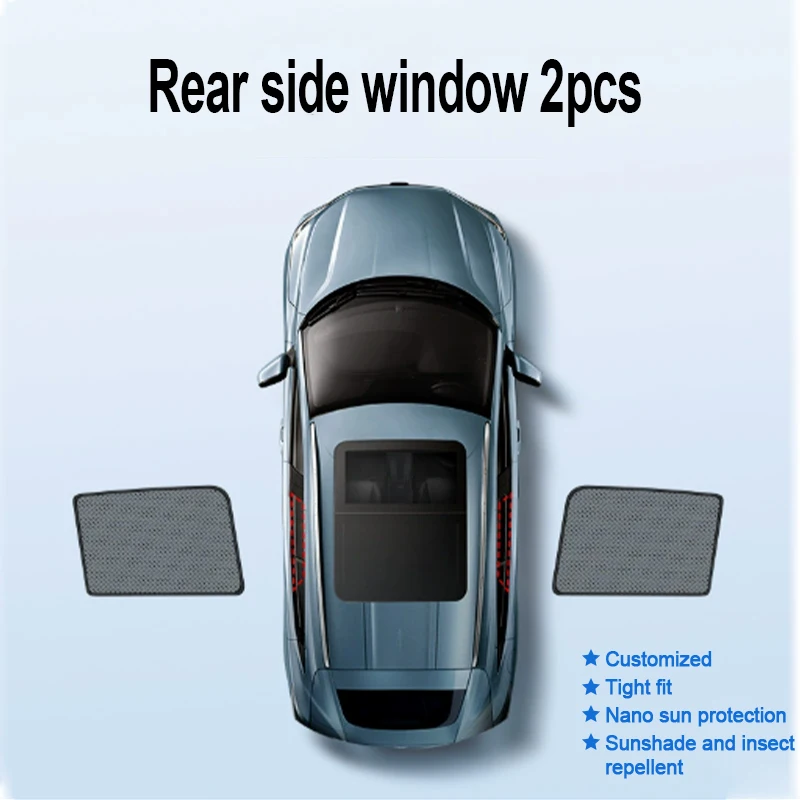 Auto Zonnescherm Voor Mercedes Benz GLE W167 2020-2024 Voorruit Gordijn Zijruit Schaduw Mesh Gordijn Protector Accessoires