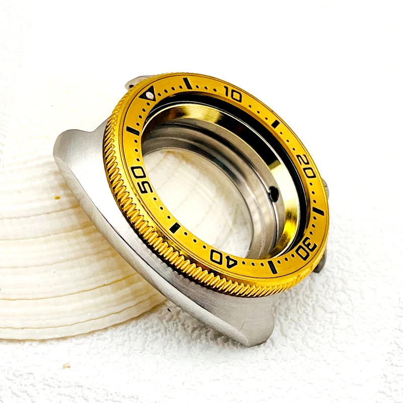 Seiko Mod Dial 44mm Case NH35 316L Stainless Steel Case Fits NH35 NH36 4R 7S Japan Automatic Movement 20ATM Waterproof Watch