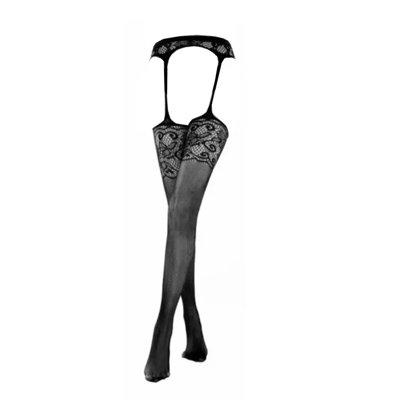 SIMPLEJWEL Fishnet Garter Belt Stocking Suspender Pantyhose Tights Thigh High Summer Sexy Hot