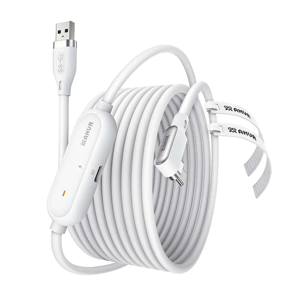 AMVR 18 W wiederaufladbares Verbindungskabel für Quest 3/3S/2/Pro Schnelllade-Typ-C-USB-Kabel für Pico4/Ultra-kompatiblen PC/SteamVR – Detail 1