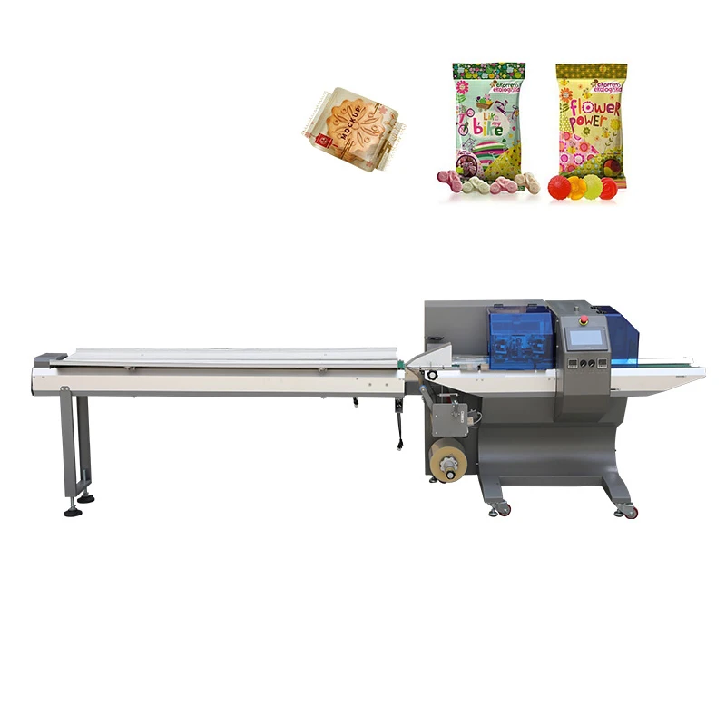 Low MOQ Fruit and Vegetable Packaging Machine 220V Easy to Operate Full Automatic Pillow Wrapping Machine