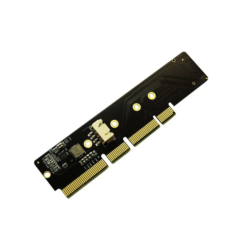 Split Card Adapter for 1U Server, PCIe 4.0 to M.2 NVMe SSD adapter